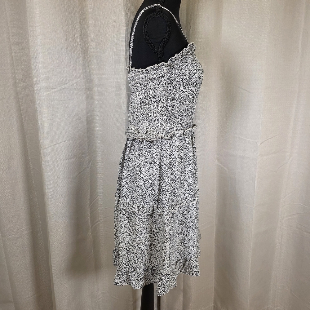 Jessica Simpson Smocked Ruffle Mini Dress Size M - Picture 4 of 13